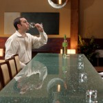 Tasting wine