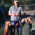 Paul and his Assistants checking brix