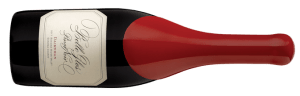 alt="Belle Glos 2018 Dairyman Pinot Noir bottle side"