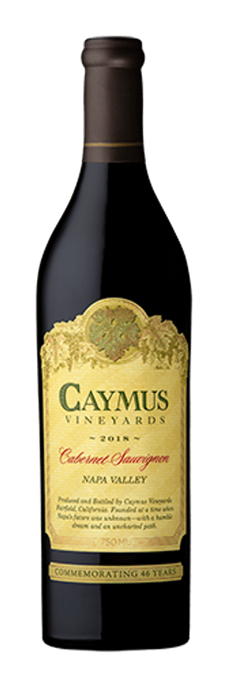 alt="Caymus Napa Valley Cabernet Sauvignon bottle & glass"