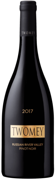 alt="Twomey 2017 Russian River Valley Pinot Noir bottle"