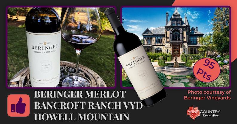 Beringer 2016 Merlot Bancroft Ranch Vineyard | Howell Mountain