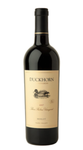 alt="Duckhorn 2017 Merlot Three Palms Vineyard bottle"