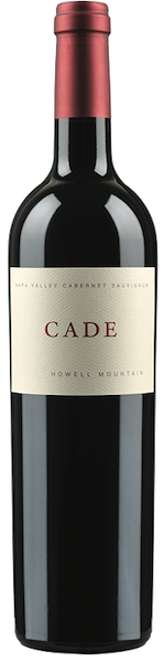 alt="Cade 2018 Howell Mountain Cabernet Sauvignon bottle"