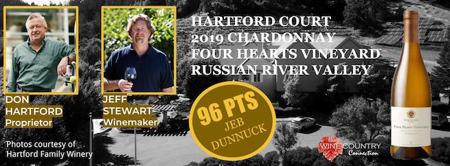 “…thrilling , brilliant…” 96pt Hartford Court Chardonnay