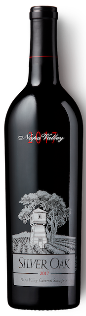 alt="Silver Oak 2017 Napa Valley Cabernet Sauvignon bottle"