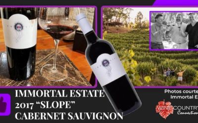 “…big, beast of a wine…” Immortal Slope Cabernet Sauvignon