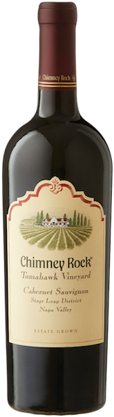 alt="Chimney Rock Tomahawk Vineyard Cabernet Sauvignon bottle"