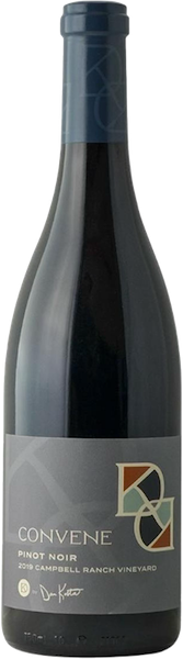 alt="Convene Campbell Ranch Vineyard Pinot Noir bottle"
