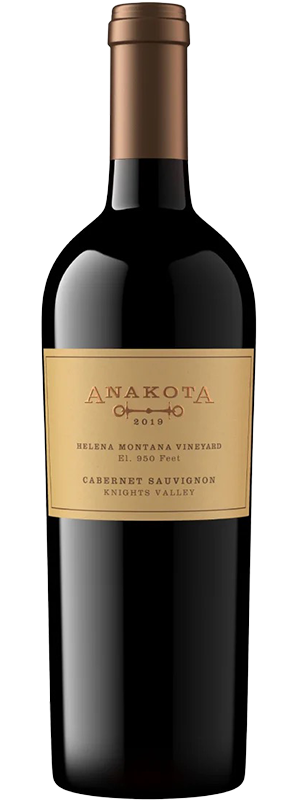 alt="Anakota Helena Montana Vineyard Cabernet Sauvignon bottle"